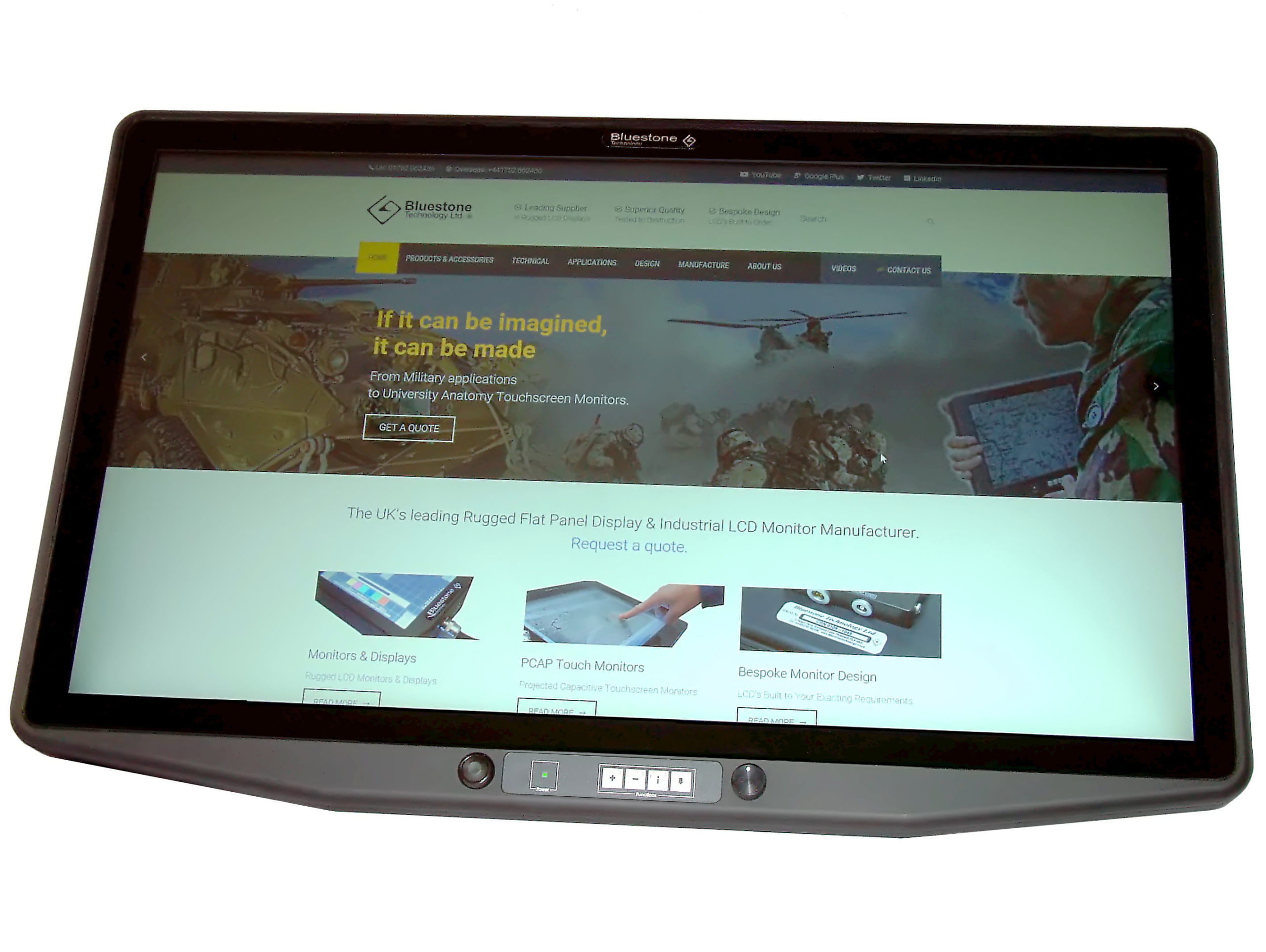24 inch Monitor for Rugged & Extreme Conditions